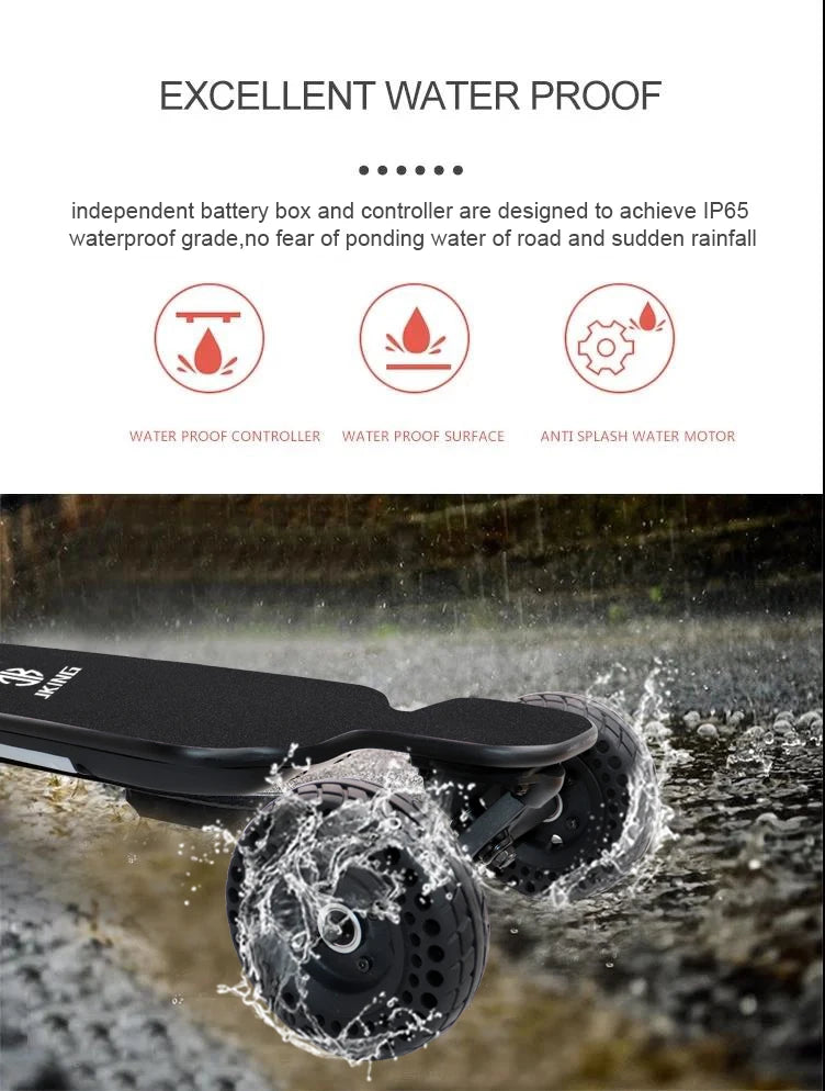 H2X Cheapest Electric Skateboard Dual Belt Motor 3300w Max Speed 35km/h E Skateboard off Road Drop Shipping