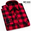 38-44 Quality Flannel Plaid Men Shirt Cotton Spring Autumn Casual Long Sleeve Dress Shirts Soft Comfort Slim Fit Button Down