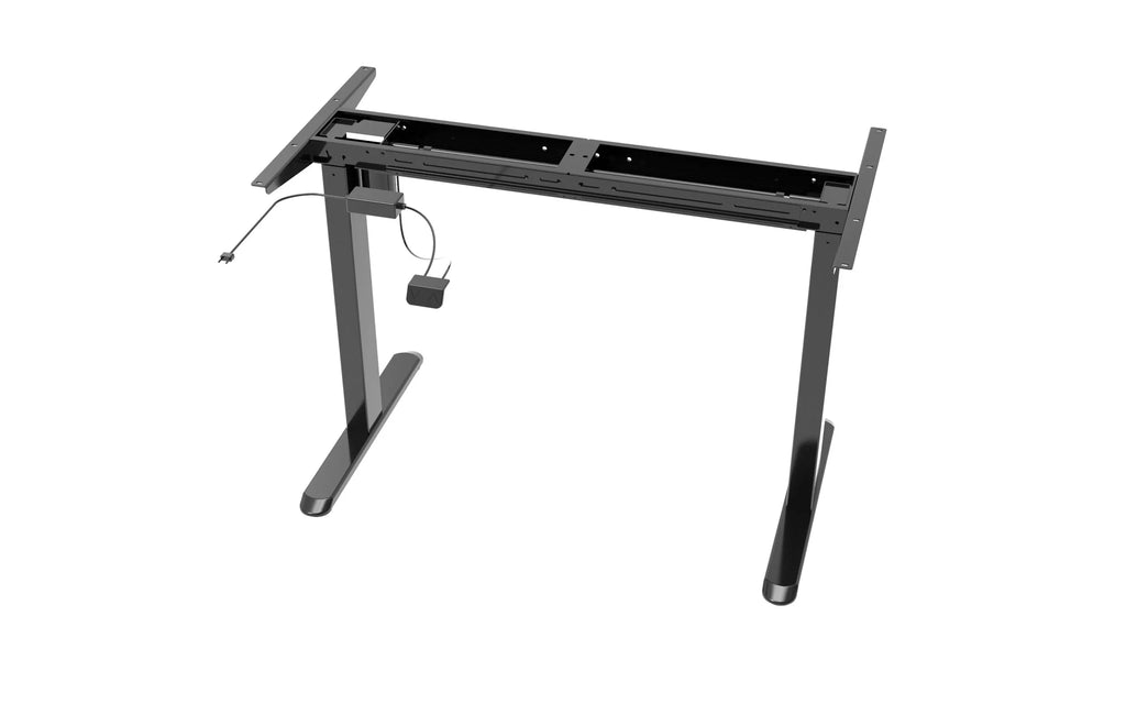 Extendable Length Ergonomic Single Motor Height Adjustable Standing Computer Laptop Desk Frame With Folding Frame