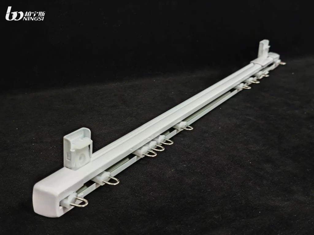 High Quality Adjustable Retractable Shower Room Bedroom Rail Extendable Telescopic Curtain Track Home Curtain Poles Accessory