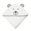 Wholesale Hot Sale Kids Bath Blanket White Baby Hooded Towels Thick Towel Plain Dyed Bamboo Baby Hooded Towel