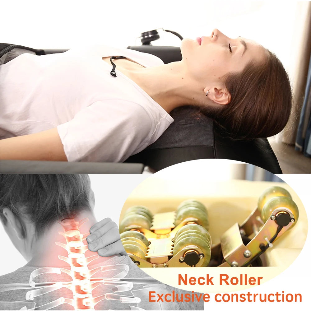 Massage Pad Roller Supplier Fir Far Infrared Jade Master V4 Physical Therapy Heating Massage Bed Spinal Traction Tables & Beds