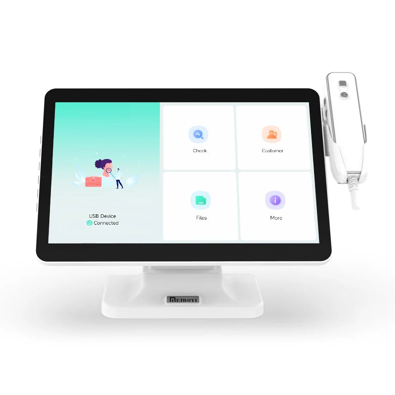Meiboyi Skin Analysis Machine with Intelligent Customer Management System/128G RAM/ Touchscreen Scalp Scanner for Beauty  Home