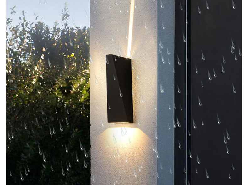 Outdoor LED Wall Lamp 6W 10W IP65 Waterproof Aluminum Wall Lights Porch Garden Fence Indoor Modern Nordic Sconce Lamps AC85-265V