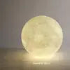 Minimalist Led Floor Lamp Home Decor Living Room Courtyard 3D Moon Lamp Corner Stand Moon Light