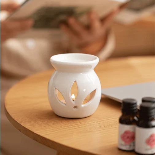 Home Decor Gifts Aroma Essential Warmer Aromatic Fragrance Lamp for Perfume Wax Melt Burners Tealight Holder Ceramic Oil Burner