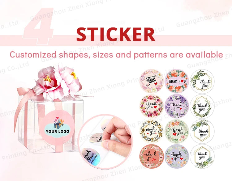 Clear Folding Packaging Box with Ribbon Macaroon Wedding Party Baby Shower Favour Boxes Gift Boxes Cookie Packaging