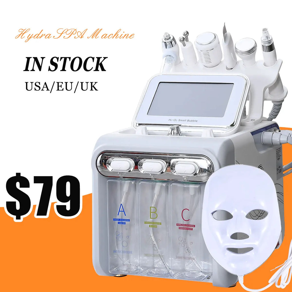 Salon Beauty Equipment Skin Hydra Skin Facial Dermabrasion Hydrofacial  H2o2 Deep Clean Hydrodermabrasion Machine