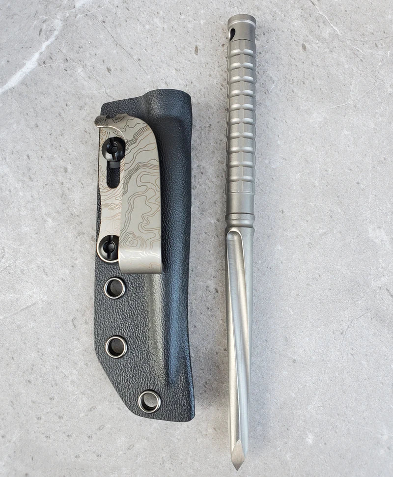 EDC Titanium alloy Crowbar Hand Outdoor Camping Gear EDC Multifunction Portable Tools