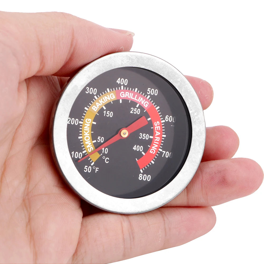 Instant Read Oven Thermometer for Kitchen Home Baking Household  Cooking Temp Gauge 0-400℃ BBQ Smoker Grill Thermometer