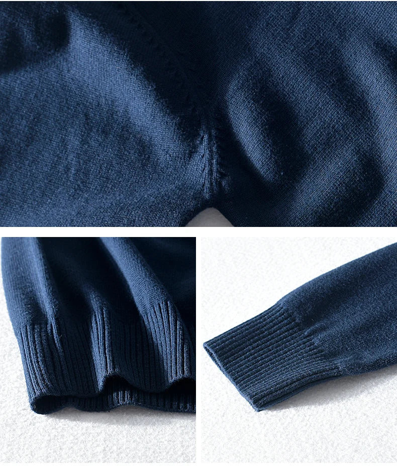 100% pure cotton Knit Autumn Winter 2025 Men's Stretchable Warm Knit Cardigan, Daily Commute Sweater.