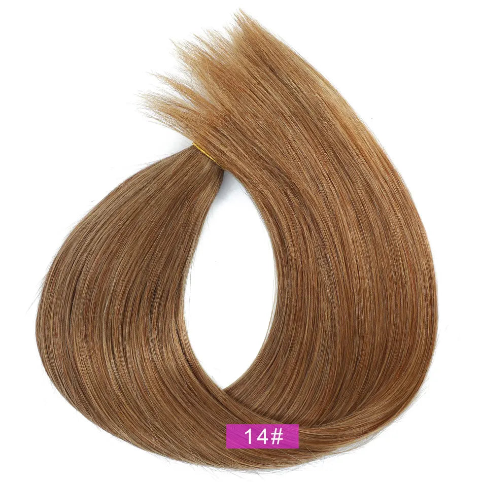 Factory Supply U Tip Hair Extensions 100% Natural Virgin Raw Hairs Customized Color U Tip Human Hair Extensions