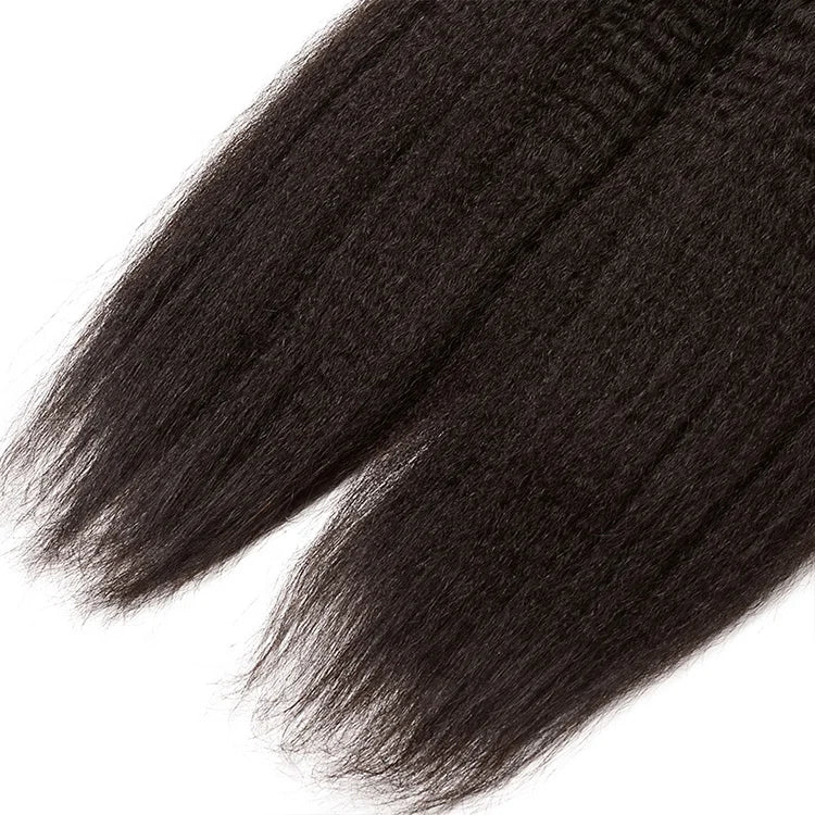 Indian Hair in Stock Virgin Remy Hair Natural Black Color Wave Extensions Kinky Straight Weft From China Supplier