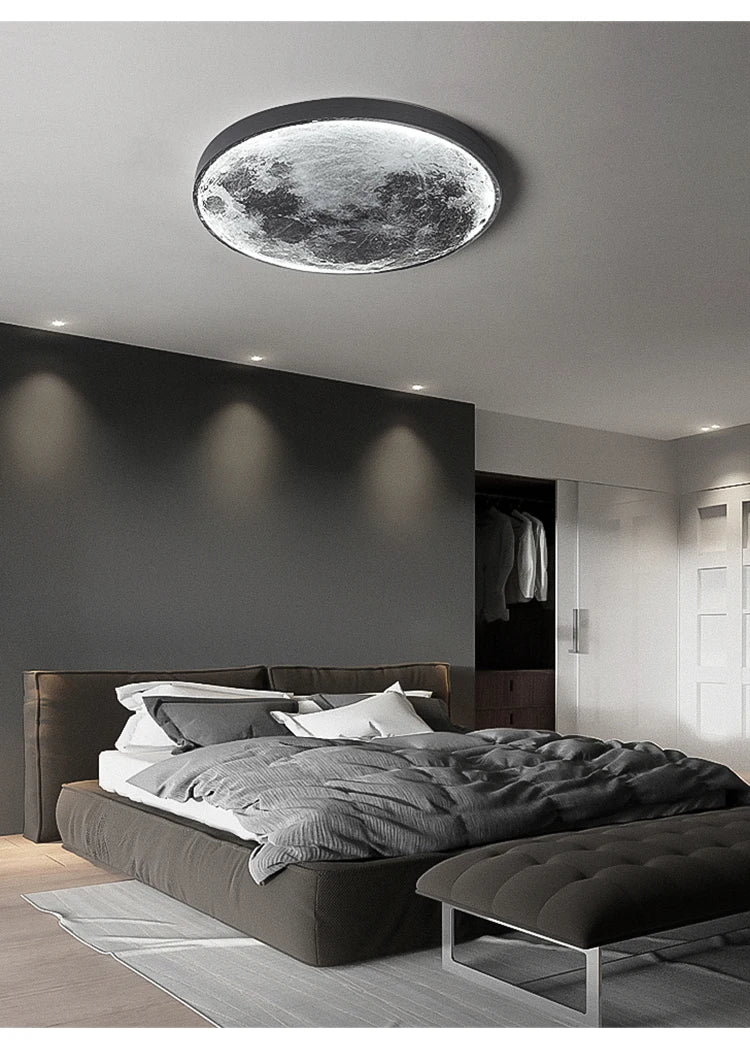 Modern LED Wall Lamp Moon Indoor Lighting For Bedroom Living Hall Room HOME Decoration Fixture Lights