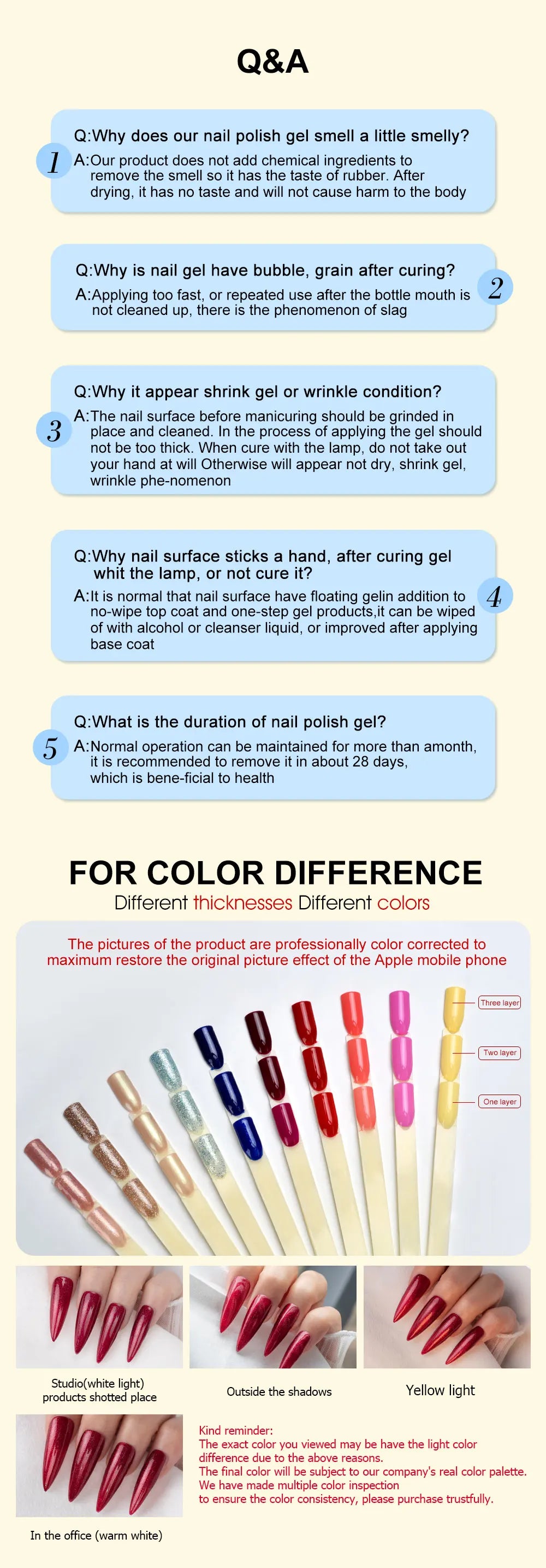 Venalisa Nail Gel Polish Fall Nail TPO FREE Long Wear Semi Permanent Soak Off UV LED Gel Nail Polish Gel Lacquer
