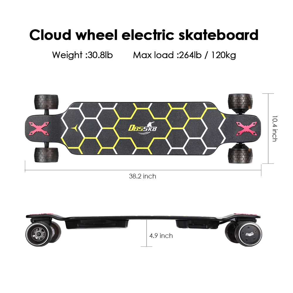 Christmas Best Gift Chinese Skateboard Girl 5000mAh 10S2P Electric Skate Board with Remote Controller Skateboard Electric