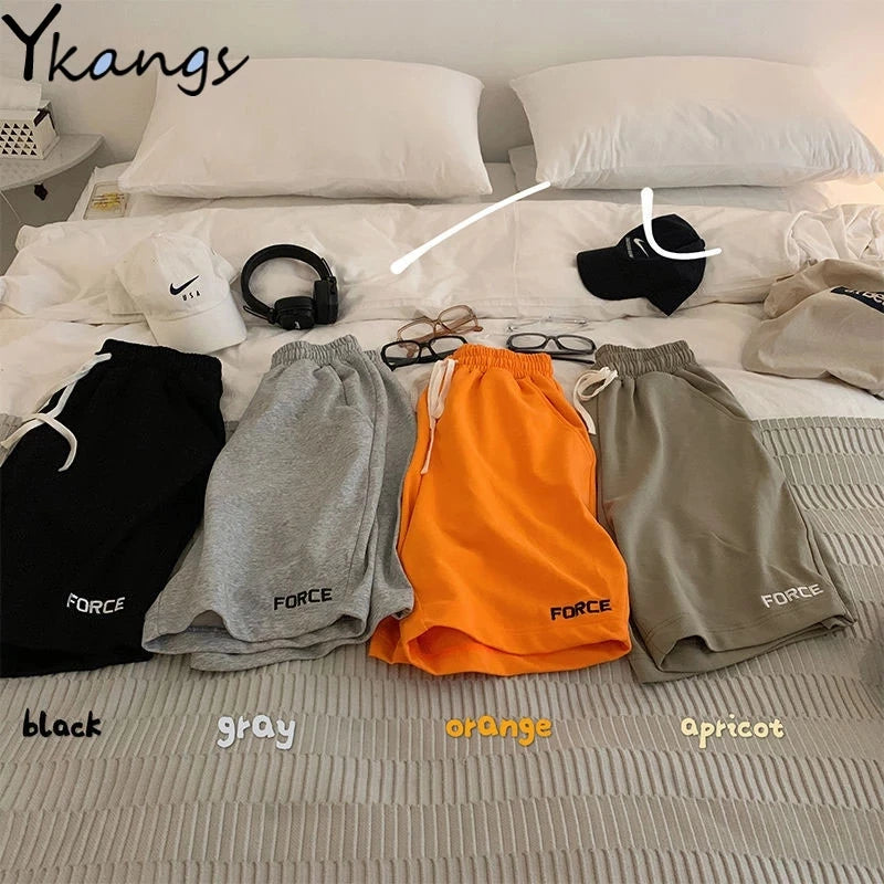 Pocket Casual Denim Shorts Summer Retro Blue Cargo Port Loose Big Pocket Thin Fashion Washed Five Point Casual High Waist Shorts