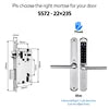 Tediton TTlock Outdoor Sliding Push and Pull Smart Lock Hotel Security Door Lock Smart Locks for Exterior Doors