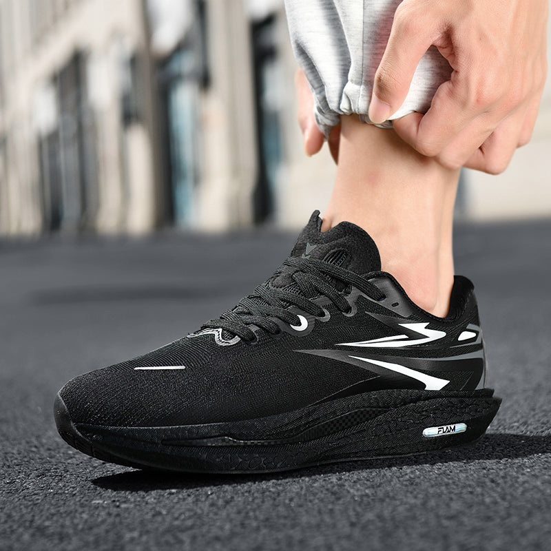 New Design Breathable Mesh Upper Fashion Casual Trainers Lace-up Tennis Sport Shoes for Men Spring Autumn Size 46