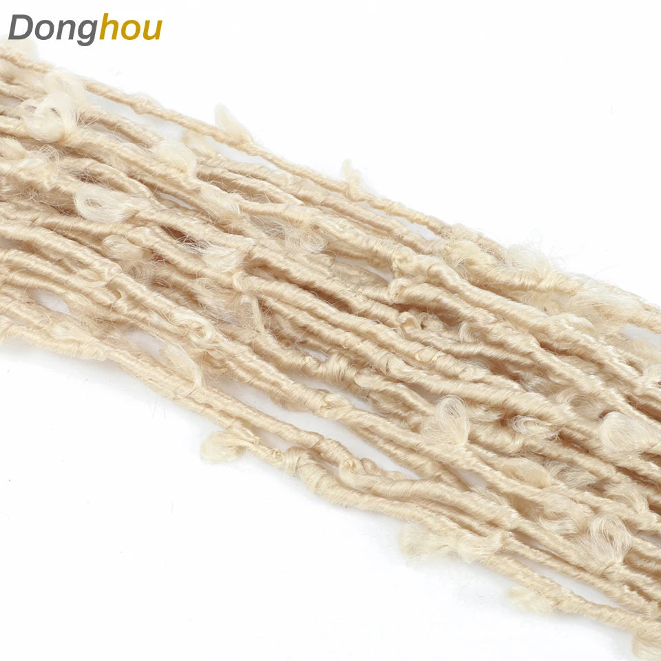 18 24 36 Inch Butterfly Faux Locs Crochet Hair Synthetic Meche Butterfly Locks Crochet Braid Distressed Soft Locs Crochet Hair