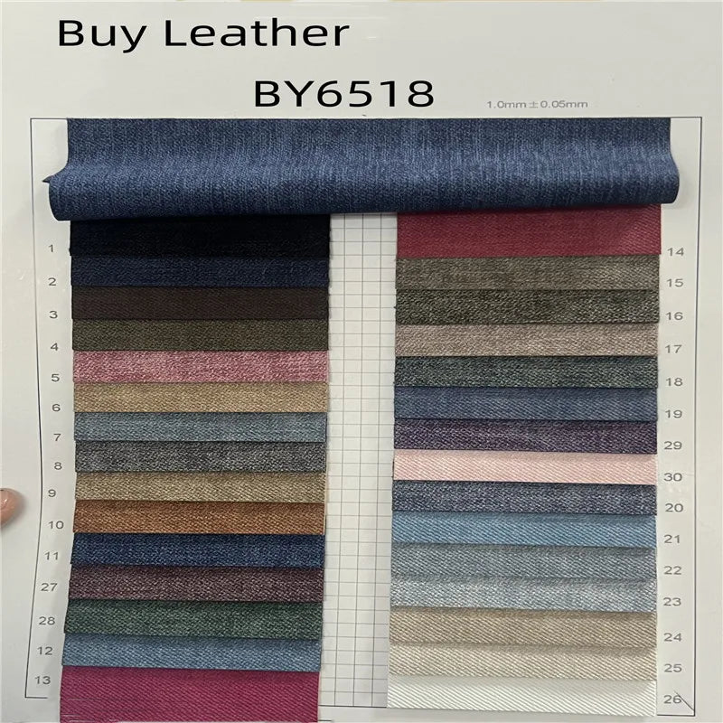 PU Leather Fabric for Handbags Notebook Shoes