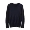 KAR&OT ZA 2024 Autumn New Fashion Temperament All-match Pullover Round Neck Long-sleeved Knitted Sweater 8851170
