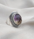 High-Grade Natural Ametrine 925 Sterling Silver Handmade Dual Tone Gemstone Ring Trendy Women's Wedding Party Jewelry Wholesale