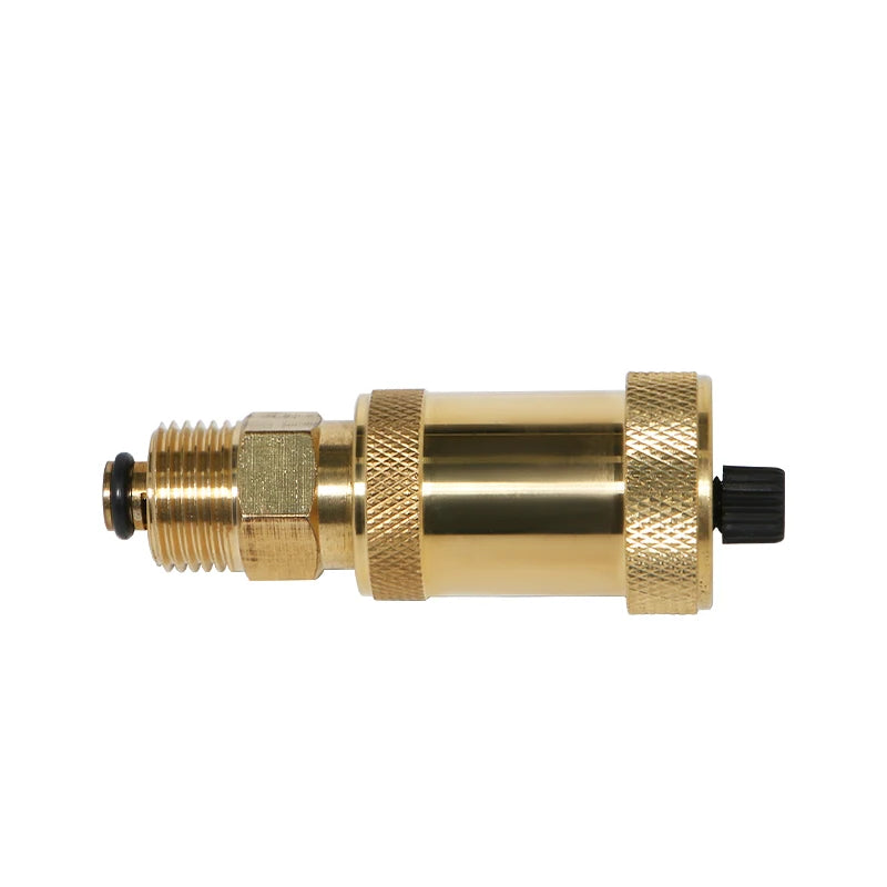 Auto Air Vent Control Bleed Valve Plug with OEM Support 1/2 Port Size -50C 100C Operating Temp. for Radiator Heating System