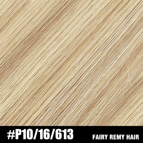 Fairy Remy Hair 20-22" Remy Keratin Flat Tip Human Hair Extensions Straight Capsules Natural Pre Bonded Hair 0.8g/Strand