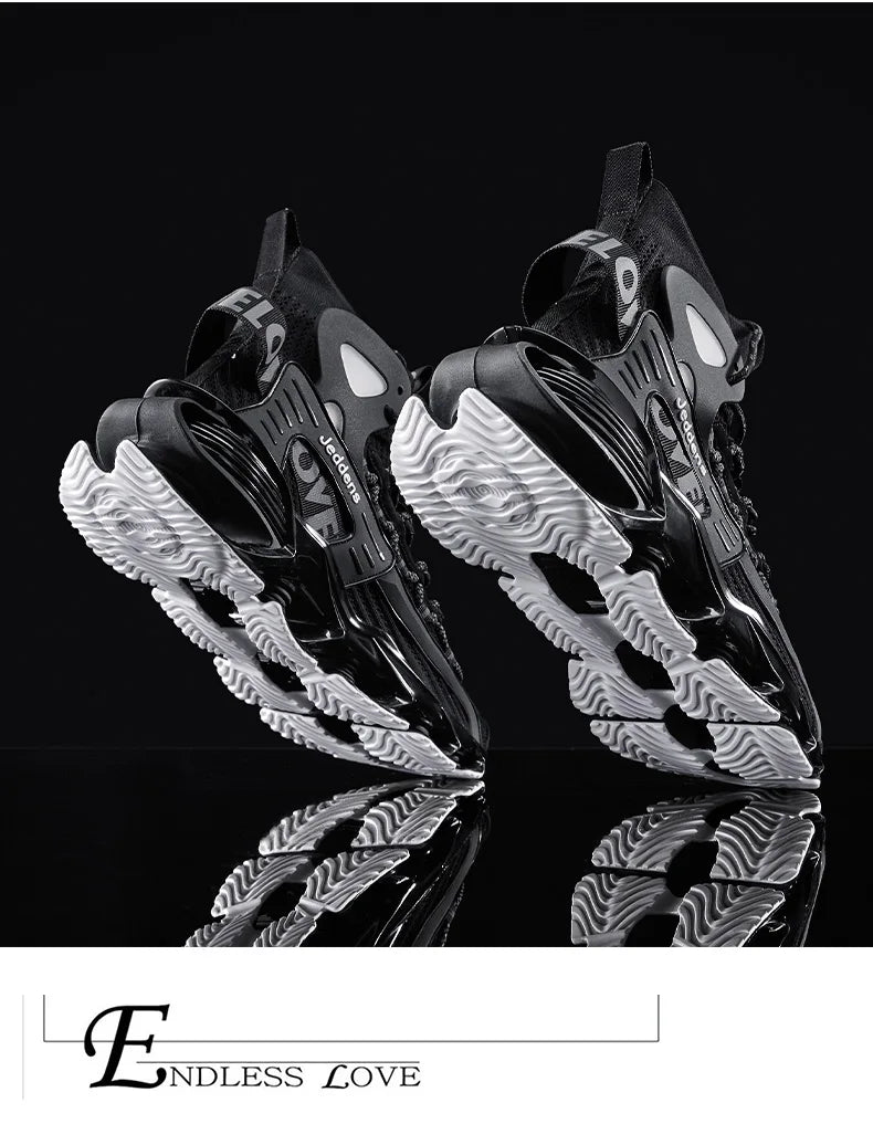 Men's Casual Sneakers Breathable Luxury Trainer Race Shoes Fashion Loafers Running Shoes for Male Comfortable Tenis