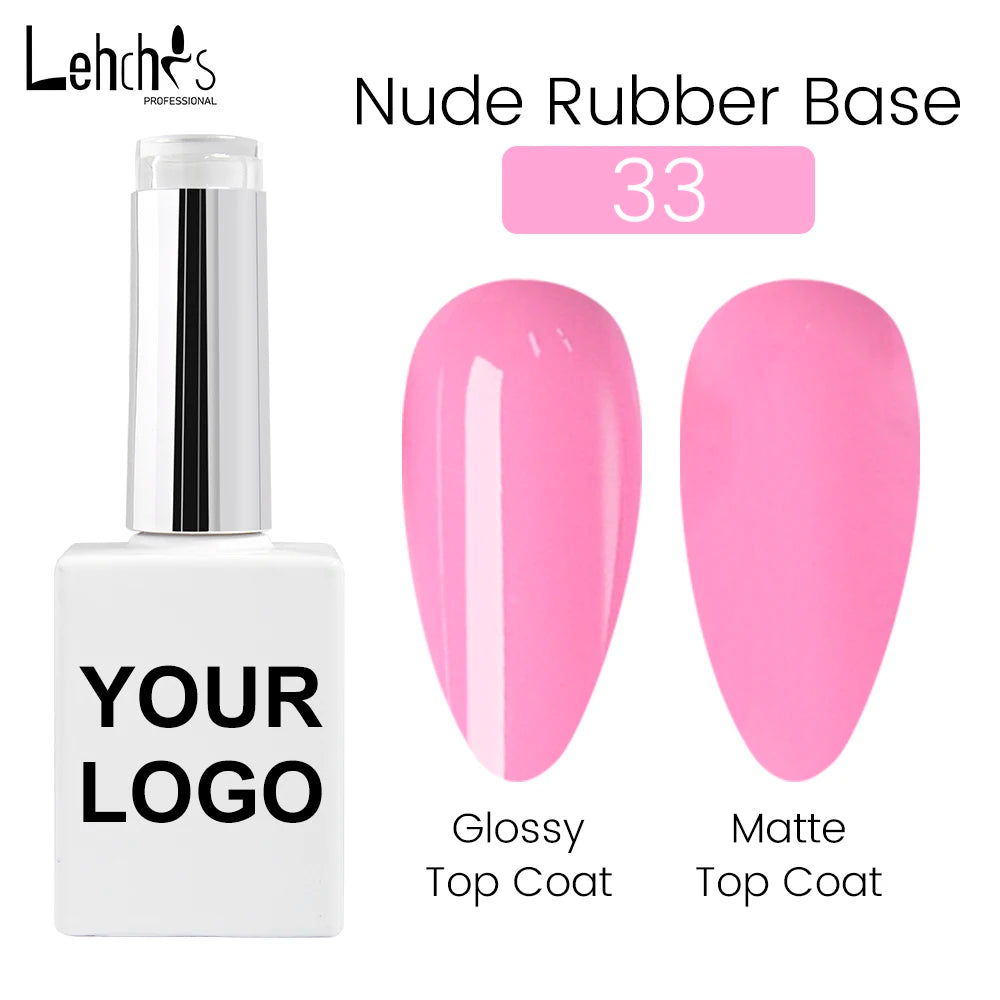 Lehchis 15ml Nude UV Gel Nail Polish Soak off French Nail Camouflage Base Halal Certified for Salon Art Use Customizable Logo