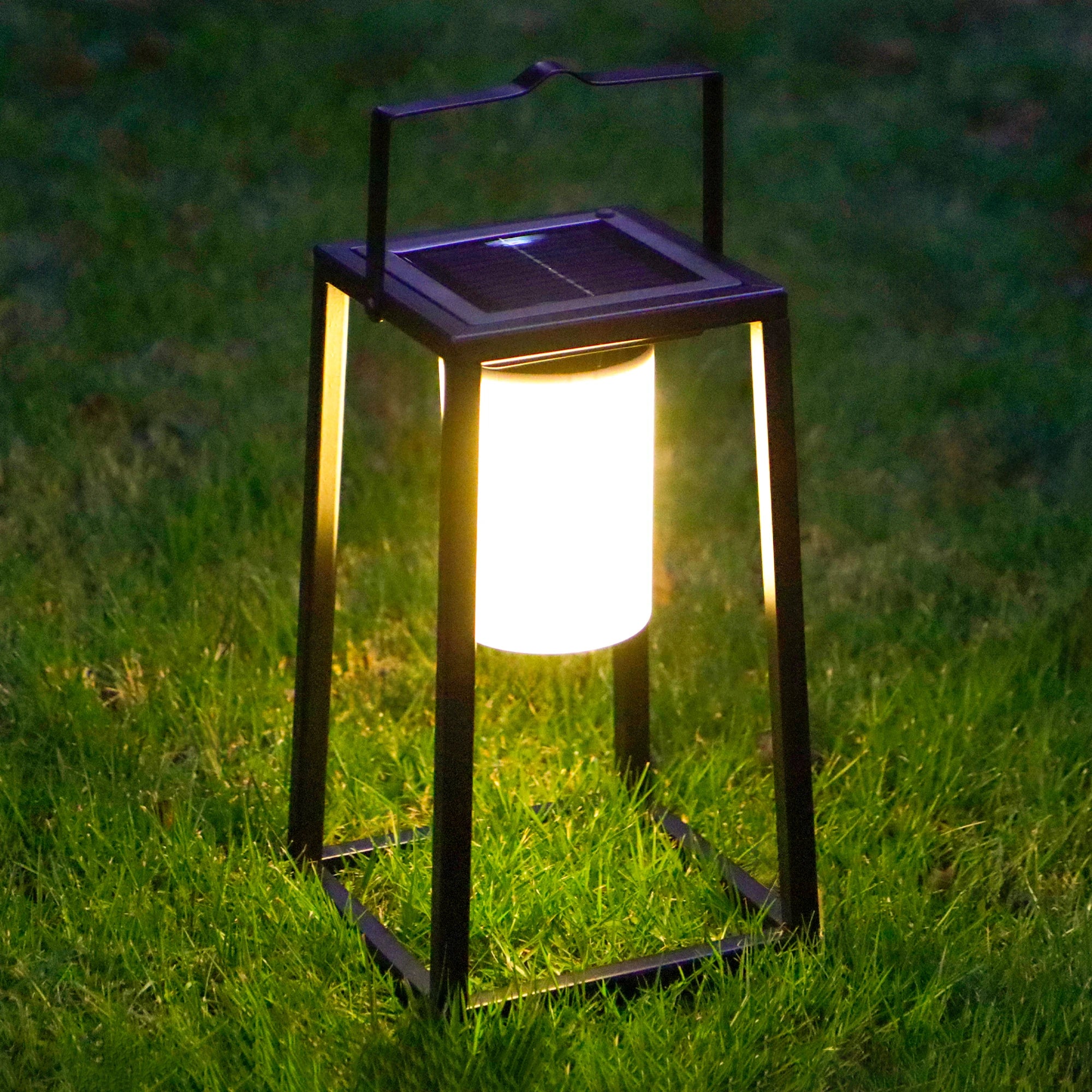 Metal Solar Garden Lantern Outdoor Waterproof Villa Patio Landscape Lamps