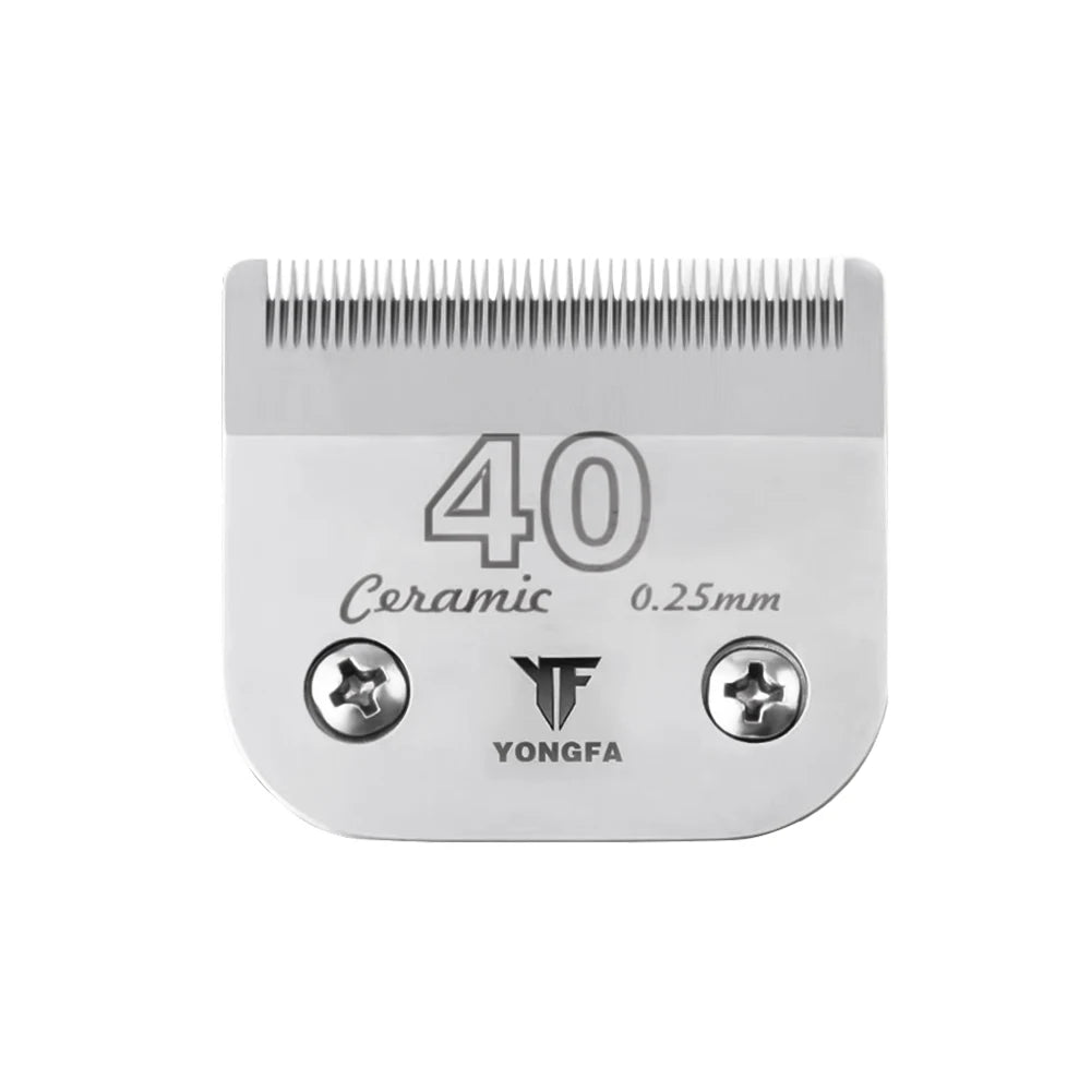 40# Factory High Quality Pet Grooming Blades A5 High Carbon Steel Ceramic Detachable Blades A5 Clipper Blades