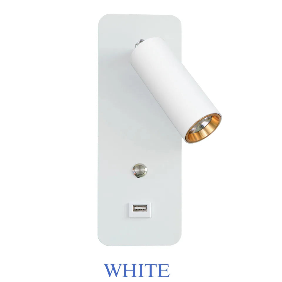 Indoor led wall lamps DC5V USB charge led  wall light bedroom modern wall lamp stair study livingroom sconce