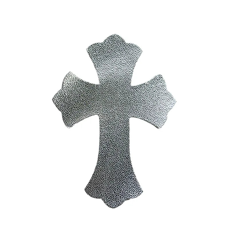 4.5*6.5cm Sheepskin Leather Patch With Cross Shaped Leather Label Genuine Leather DIY With Multiple Colors-106-182