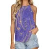 Polynesian Tribal Design Women Vest Summer Casual Sleeveless t Shirt Custom Print Plus Size Polyester Cotton tank Tops