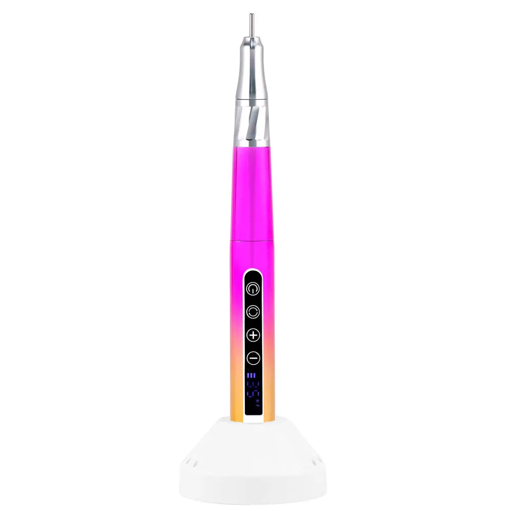 85W Plastic Rechargeable Portable Nail Drill Machine Efile Nail Polisher Brushless Nail Art Tool for Beauty Salon Use