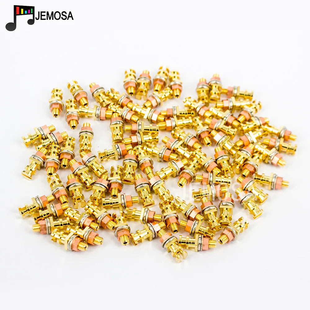 DIY Project Audio Strip Tag Board Turret Board Terminal Lug Board For Tube Amplifier DIY Kit Copper Plated Gold Turret