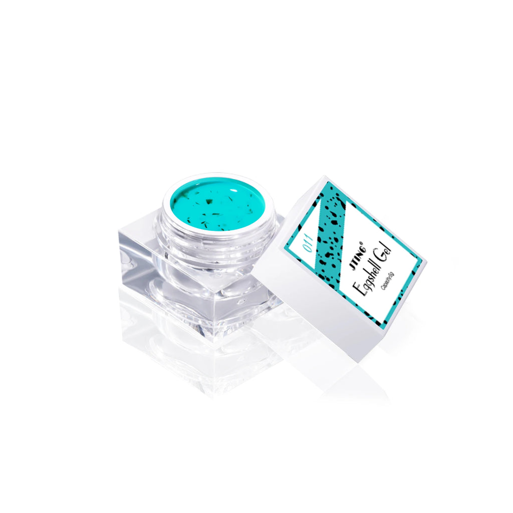 JTING High Quality Strong Glossy Matte Effects 12color Nail Art Neon Eggshell Gel Polish Set with Unique Jars OEM Private Label