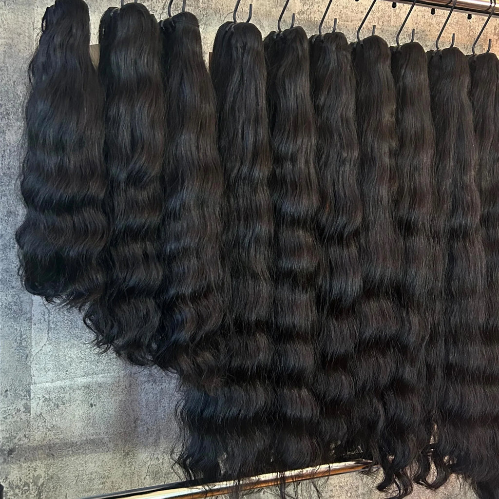 Wholesale 100% Human Hair Vendors Natural Wave Body Wave Raw Hair Bundle Human Hair Bundles