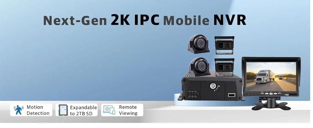 JOINLGO H.264/H.265 4G LTE GPS WiFi NVR 2K 4MP IP Waterproof Camera System Bus/Truck Fleet Management PC/APP Remote Real-time