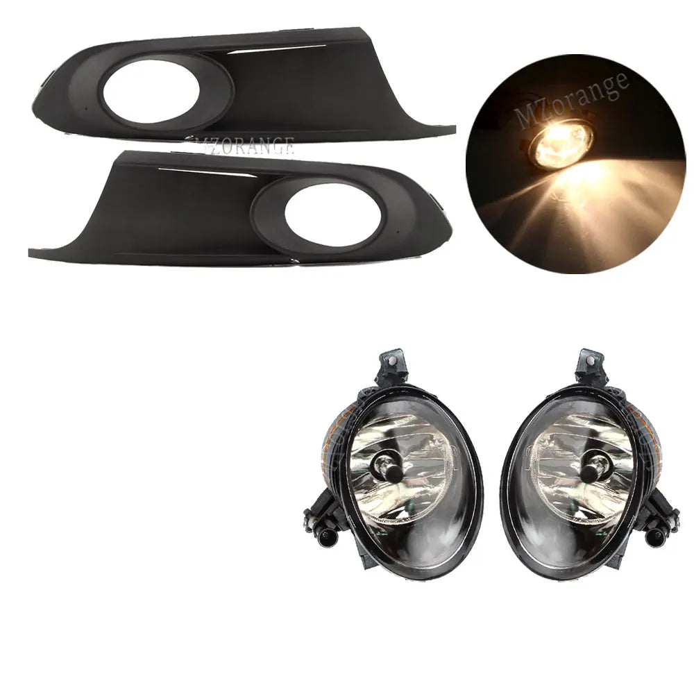 Fog Lights for VW Jetta 6 A6 MK6 2011 2012 2013 2014 LED Front Bumper Light Cover Grill Bezel Halogen Lamp Headlight Fog lamps