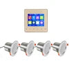 Mini Blue Tooth Wall Amplifier Smart Home Audio  4*20W Stereo Sound Music Panel PA System Loudspeaker Ceiling Speaker Kits