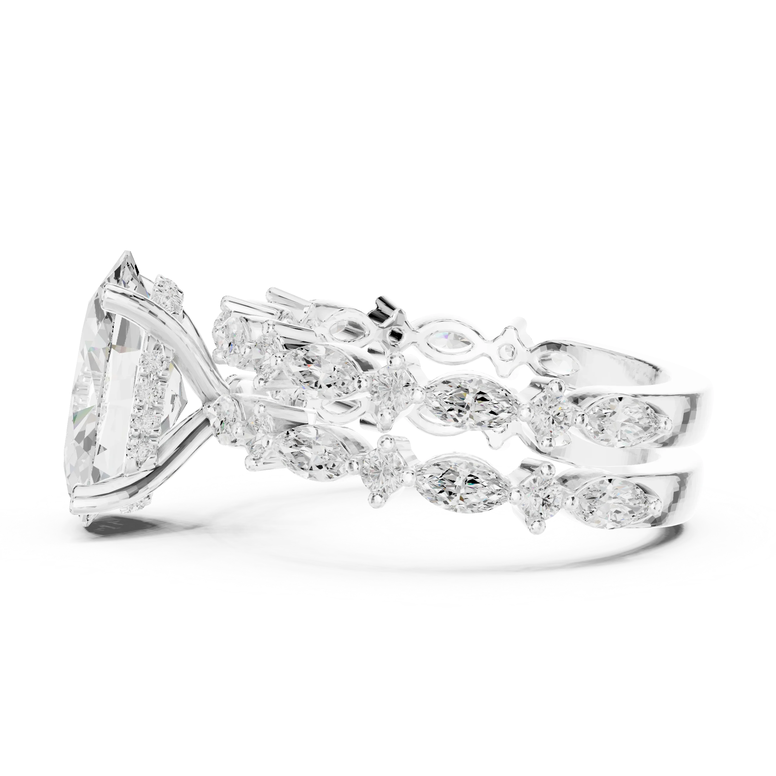 Ready to Sale Lab Diamond Solitaire Engagement Ring with Unique Style Handmade Engagement Ring For Sale By Exporters