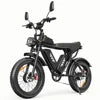 US Free Shipping Yvy Ridstar Q20pro 52V 40AH Dual Motor Electric Bicycle Electric Mountain Dirt Bikes Fat Tire EBike for Adults