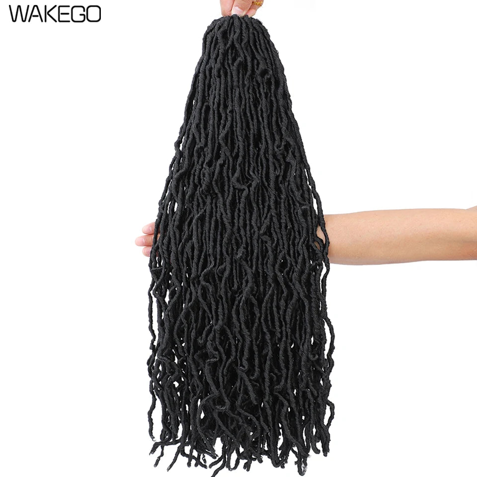 Top Faux Dreadlocks Extension 36 pulgadas Super Long New Faux Locks Crochet Braid Bouclé Pre Extended New Soft Locs Crochet Hair