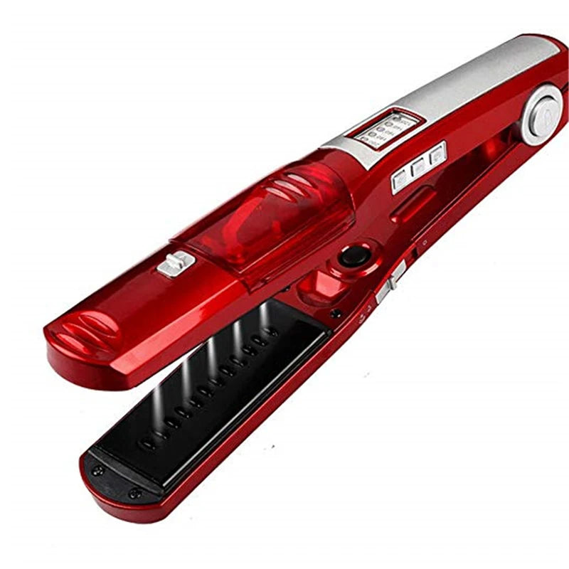 Portable 2 in 1  Flat Iron Steam Care Hair Straightener Steam and Dry Iron Hair Straighteners