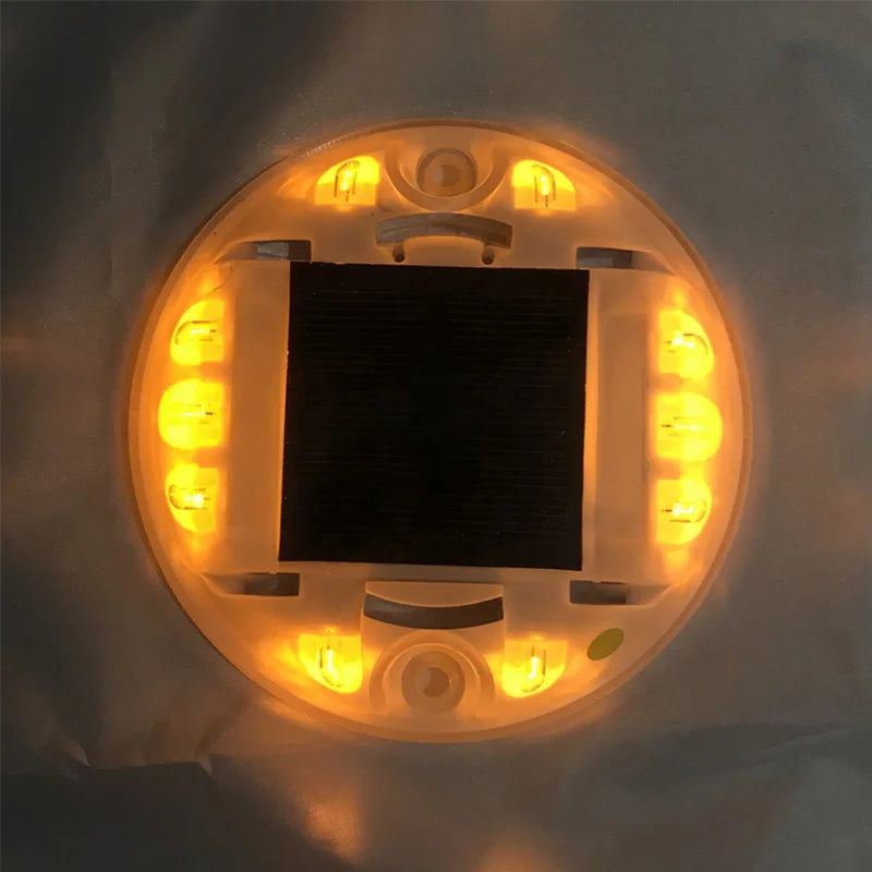 IP65 Solar Deck Lights Driveway Dock LED Light Outdoor Waterproof Road Stud for Step Sidewalk Stair Garden Pathway Yard