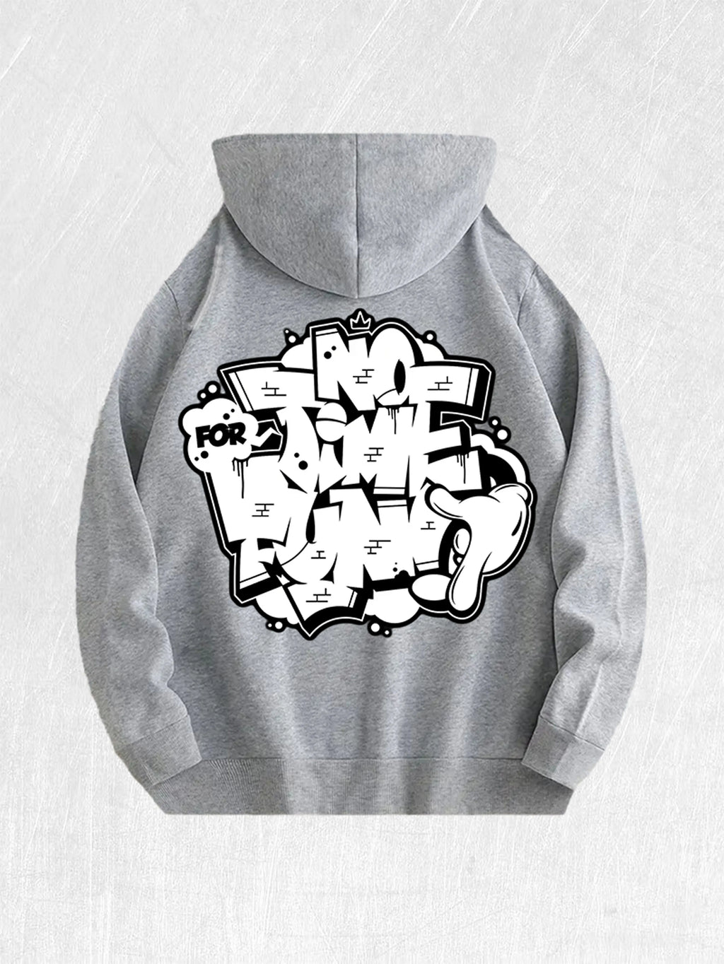 No Time for Boring Graffiti Hoodie 100% Cotton US Warehouse 7 Colors