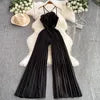 S-3XL 3D Floral Strapless Jumpsuit Casual High Waisted Straight Leg Wide Leg Pants Jumpsuit